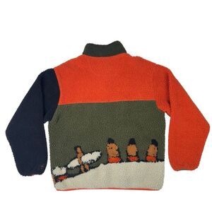 Vans Vault x Nigel Cabourn Sherpa Fleece Color Block Pullover Surfer Mens Size M
